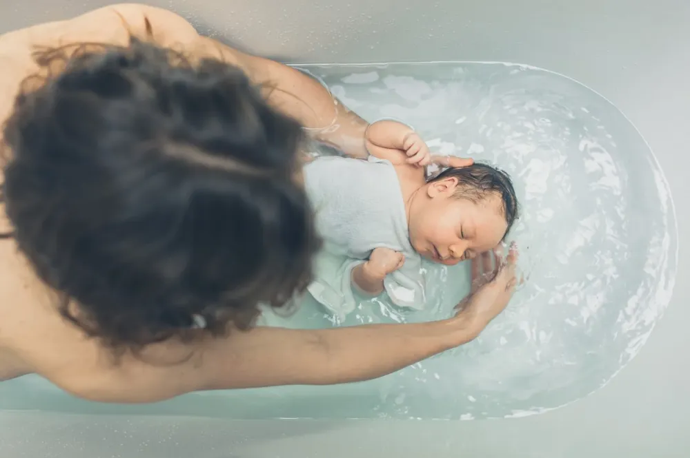 rituel bain sensoriel bébé à Courtry